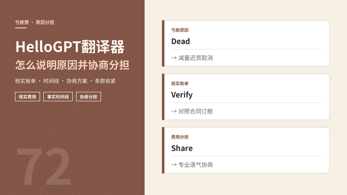 HelloGPT翻译器亏舱费说明与分担封面示意图