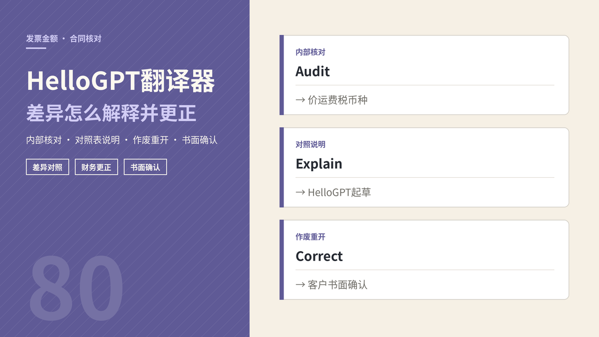 HelloGPT翻译器发票合同金额差异封面示意图