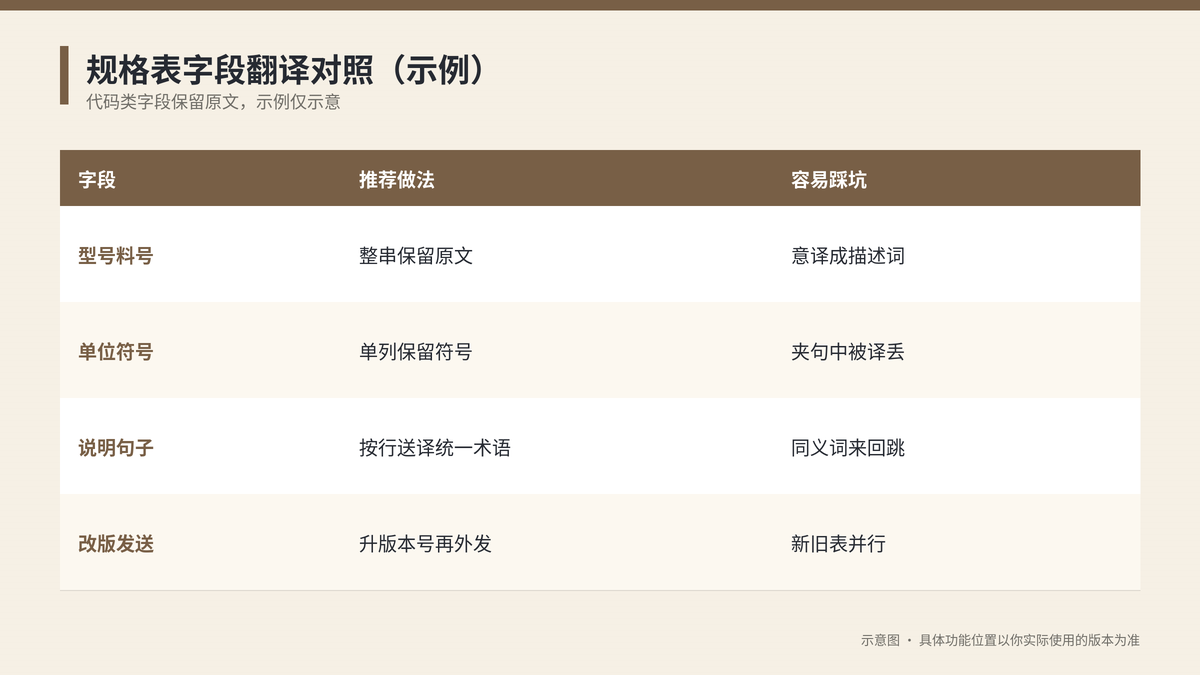 HelloGPT翻译器规格表中外文对照示意